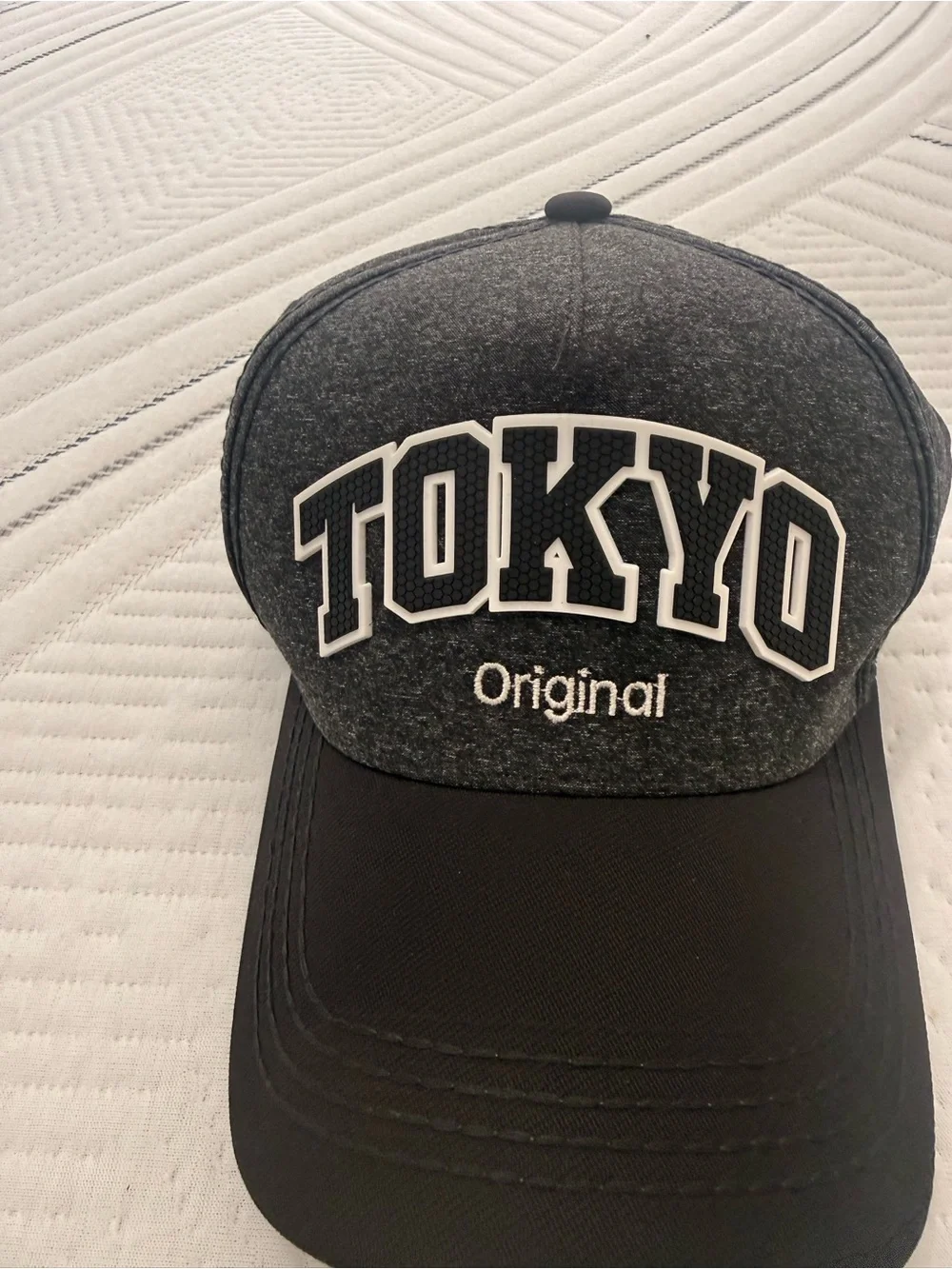 Robin Ruth Black Baseball Cap with White Logo